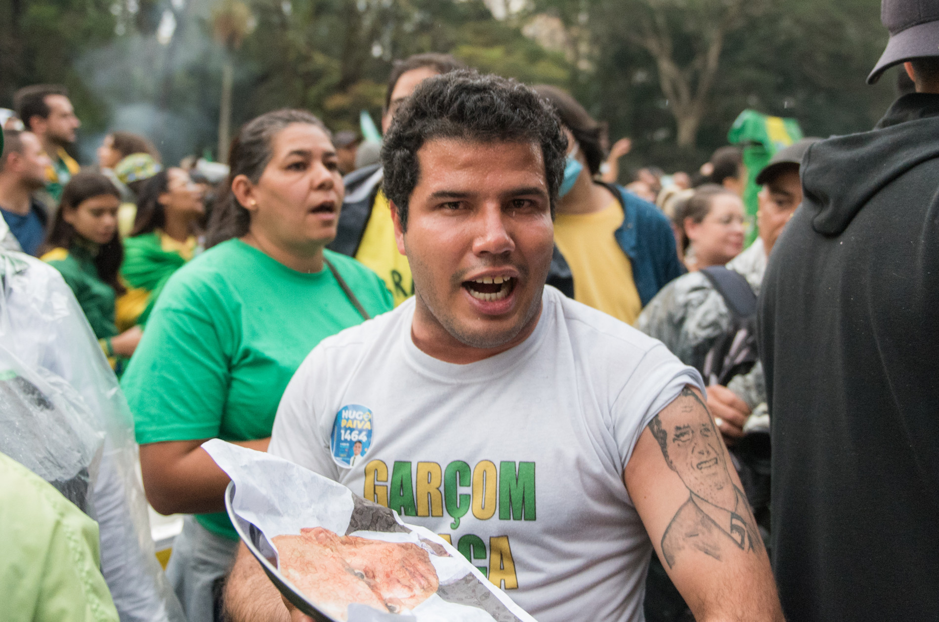 Manifestantes no 7 de Setembro - Av. Paulista | Luciano Braz Fotografia